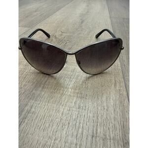 Tom Ford Francesca TF187 08B Oversized Sunglasses Brown Gradient Lens Italy